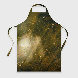 Фартук кулинарный Золотистый туман и краски, цвет: 3D-принт
