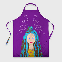 Фартук кулинарный Девочка Мальвинка, цвет: 3D-принт