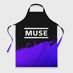 Фартук кулинарный Muse purple grunge, цвет: 3D-принт