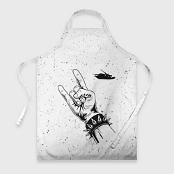 Фартук кулинарный Papa Roach и рок символ, цвет: 3D-принт