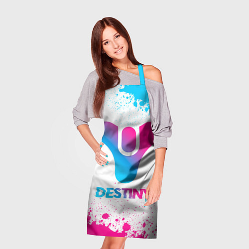 Фартук Destiny neon gradient style / 3D-принт – фото 3