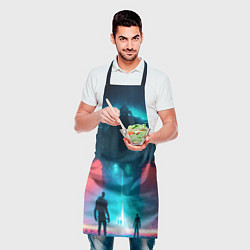 Фартук кулинарный Инопланетное вторжение, цвет: 3D-принт — фото 2