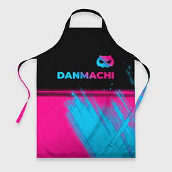 Фартук кулинарный DanMachi - neon gradient: символ сверху, цвет: 3D-принт