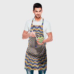 Фартук кулинарный Гипнотический рисунок, цвет: 3D-принт — фото 2