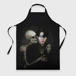Фартук кулинарный Сехун со скелетом, цвет: 3D-принт