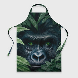 Фартук кулинарный Крупная морда гориллы, цвет: 3D-принт