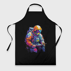 Фартук кулинарный Читающий космонавт, цвет: 3D-принт