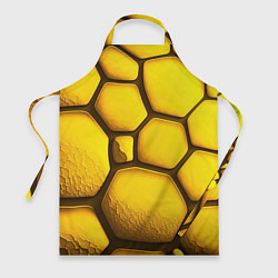 Фартук кулинарный Желтые объемные плиты, цвет: 3D-принт