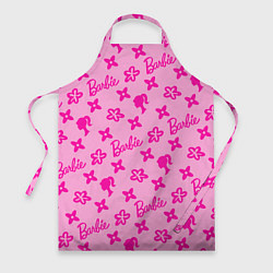 Фартук кулинарный Барби паттерн розовый, цвет: 3D-принт