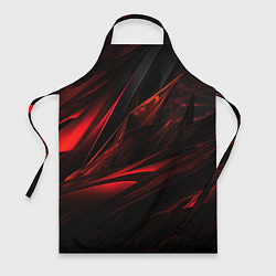 Фартук кулинарный Black red background, цвет: 3D-принт