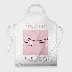 Фартук кулинарный Собака - Пабло Пикассо, цвет: 3D-принт