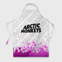 Фартук кулинарный Arctic Monkeys rock legends: символ сверху, цвет: 3D-принт