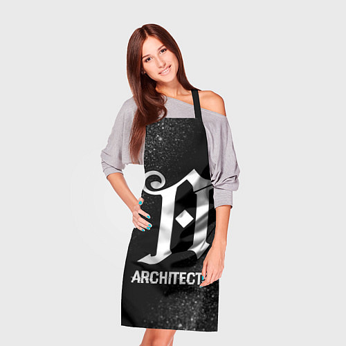 Фартук Architects glitch на темном фоне / 3D-принт – фото 3