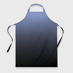 Фартук кулинарный Градиент сиренево-черный, цвет: 3D-принт