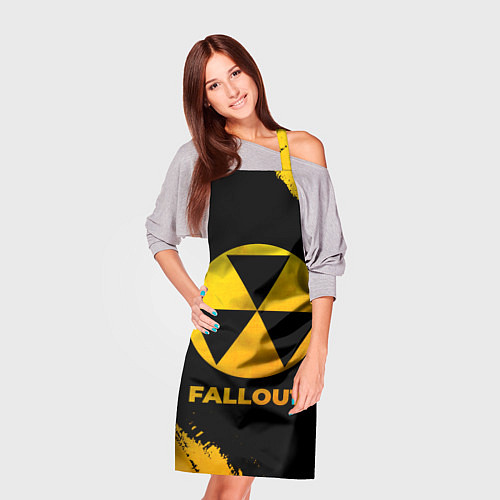 Фартук Fallout - gold gradient / 3D-принт – фото 3