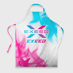 Фартук кулинарный Exeed neon gradient style, цвет: 3D-принт