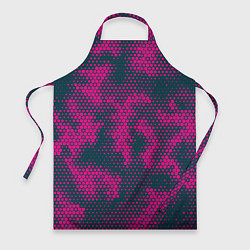 Фартук кулинарный Спортивный паттерн камуфляж, цвет: 3D-принт