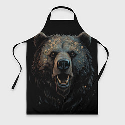 Фартук кулинарный Мощный медведь, цвет: 3D-принт