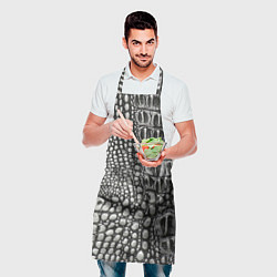 Фартук кулинарный Кожа крокодила - текстура, цвет: 3D-принт — фото 2
