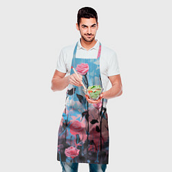 Фартук кулинарный Цветочная аура, цвет: 3D-принт — фото 2