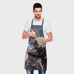 Фартук кулинарный Бронированная жница, цвет: 3D-принт — фото 2