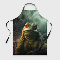 Фартук кулинарный Большая жаба Пепе, цвет: 3D-принт