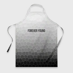 Фартук кулинарный Forever young, цвет: 3D-принт