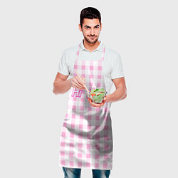 Фартук кулинарный Hi Ken - фраза и костюм Барби, цвет: 3D-принт — фото 2