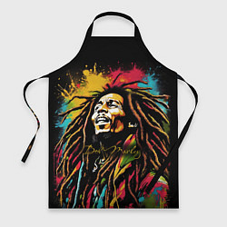 Фартук Боб Марли в стиле арт