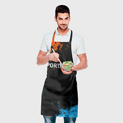 Фартук кулинарный Portal game, цвет: 3D-принт — фото 2