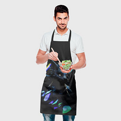 Фартук кулинарный Кот дракон, цвет: 3D-принт — фото 2