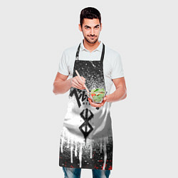 Фартук кулинарный Berserk logo symbol, цвет: 3D-принт — фото 2