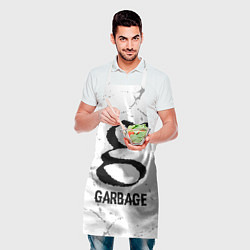 Фартук кулинарный Garbage glitch на светлом фоне, цвет: 3D-принт — фото 2