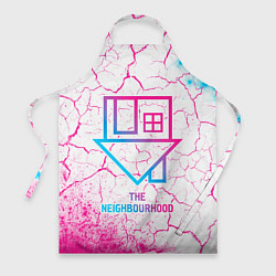 Фартук кулинарный The Neighbourhood neon gradient style, цвет: 3D-принт