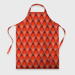 Фартук кулинарный Шкура красного дракона, цвет: 3D-принт