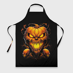 Фартук кулинарный Evil pumpkin, цвет: 3D-принт