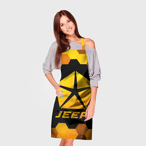 Фартук Jeep - gold gradient / 3D-принт – фото 3