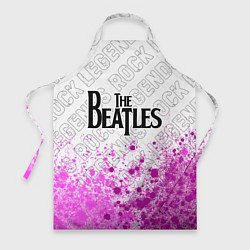 Фартук кулинарный The Beatles rock legends посередине, цвет: 3D-принт