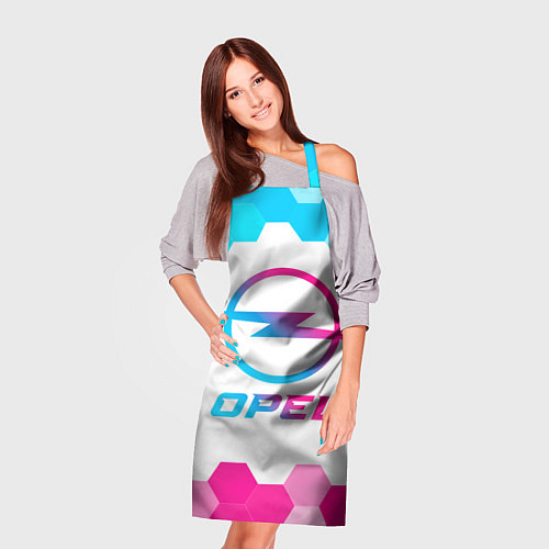 Фартук Opel neon gradient style / 3D-принт – фото 3