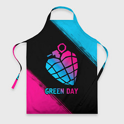 Фартук кулинарный Green Day - neon gradient, цвет: 3D-принт