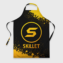 Фартук кулинарный Skillet - gold gradient, цвет: 3D-принт