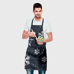 Фартук кулинарный Снежная радость, цвет: 3D-принт — фото 2