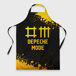 Фартук кулинарный Depeche Mode - gold gradient, цвет: 3D-принт