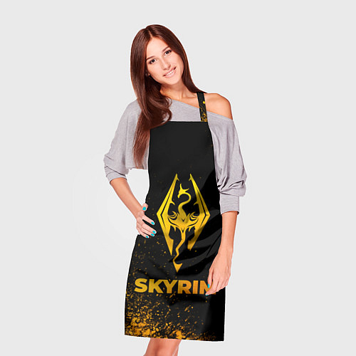 Фартук Skyrim - gold gradient / 3D-принт – фото 3