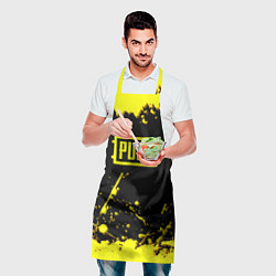 Фартук кулинарный PUBG online yellow, цвет: 3D-принт — фото 2