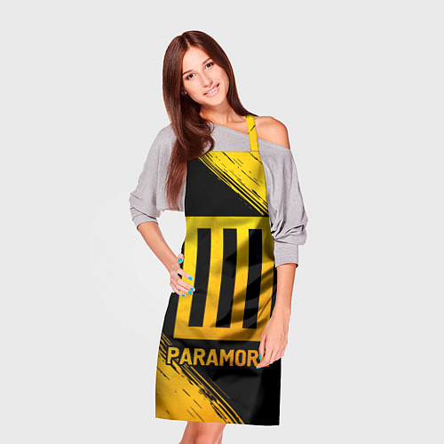 Фартук Paramore - gold gradient / 3D-принт – фото 3
