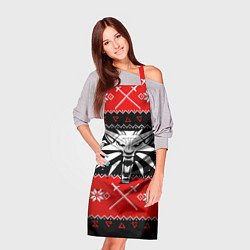 Фартук кулинарный The Witcher christmas sweater, цвет: 3D-принт — фото 2