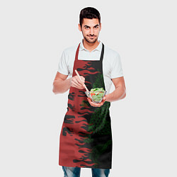 Фартук кулинарный Зеленый дракон - 2024, цвет: 3D-принт — фото 2
