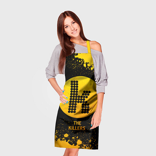 Фартук The Killers - gold gradient / 3D-принт – фото 3