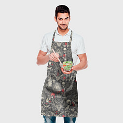 Фартук кулинарный Колдовство и чёрная магия, цвет: 3D-принт — фото 2
